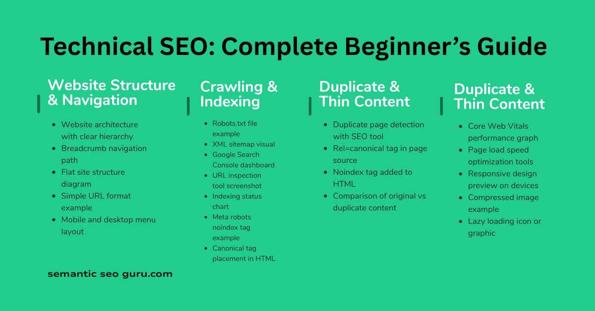 Technical SEO optimization